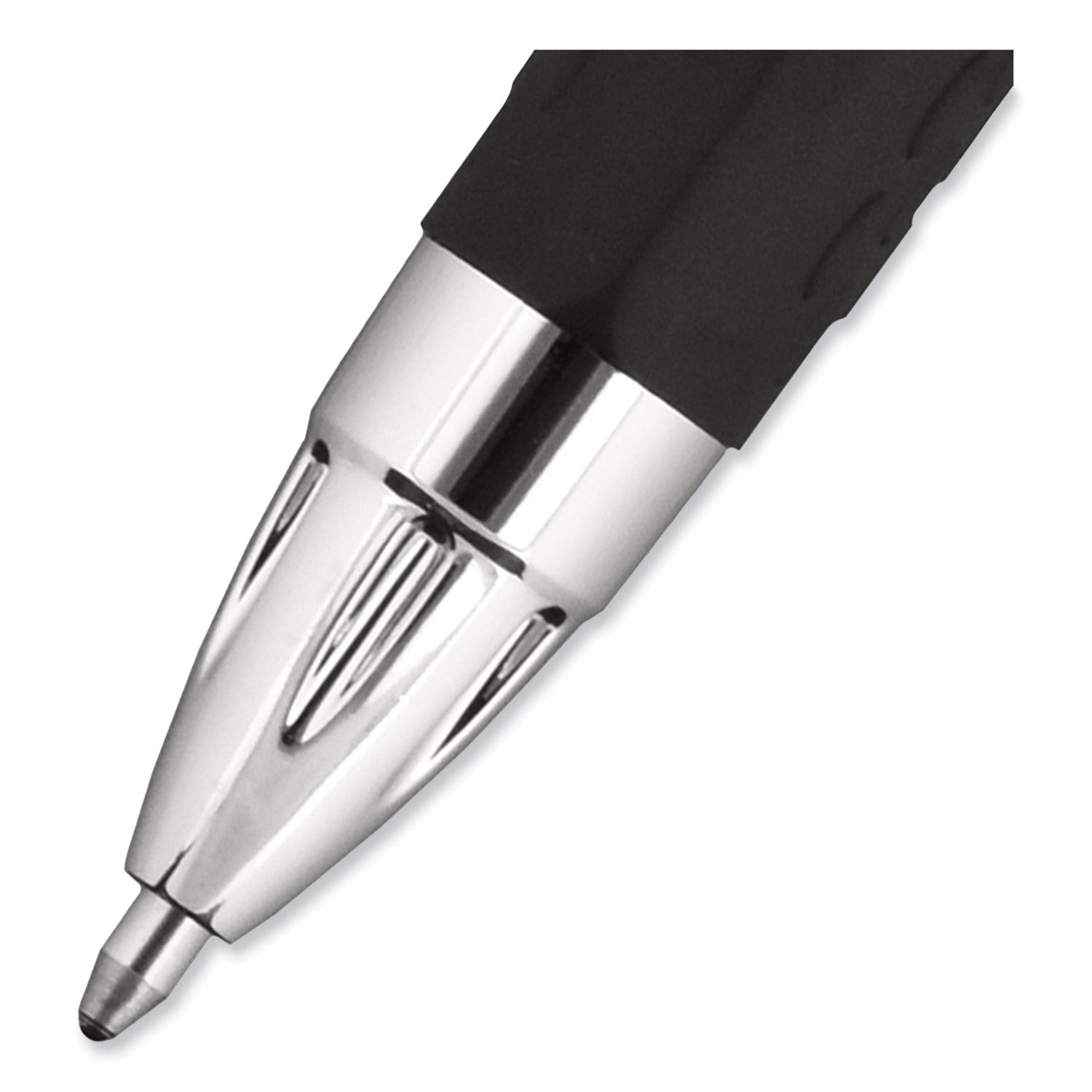 signo-207-gel-pen-retractable-bold-1-mm-black-ink-smoke-black-barrel-dozen_ubc1790895 - 4