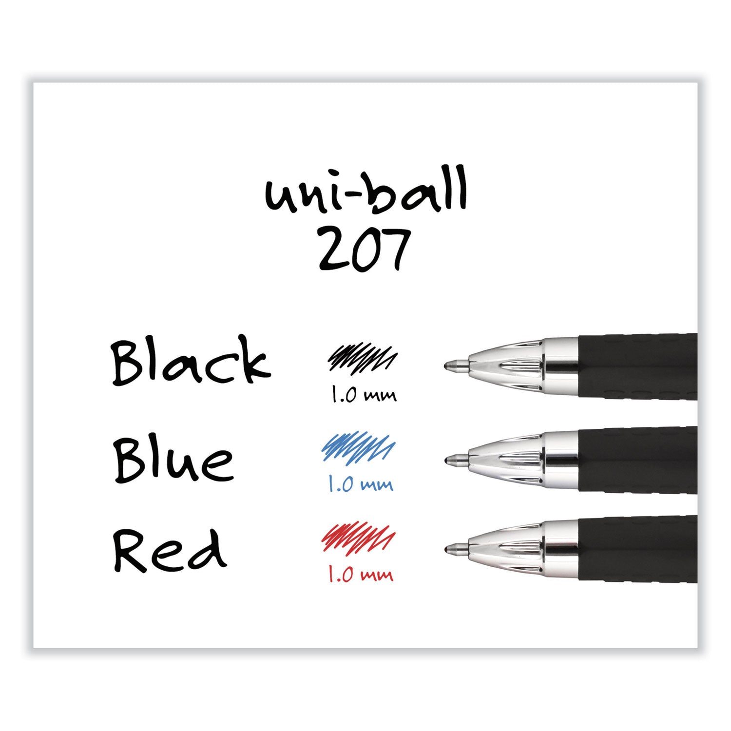 signo-207-gel-pen-retractable-bold-1-mm-black-ink-smoke-black-barrel-dozen_ubc1790895 - 7