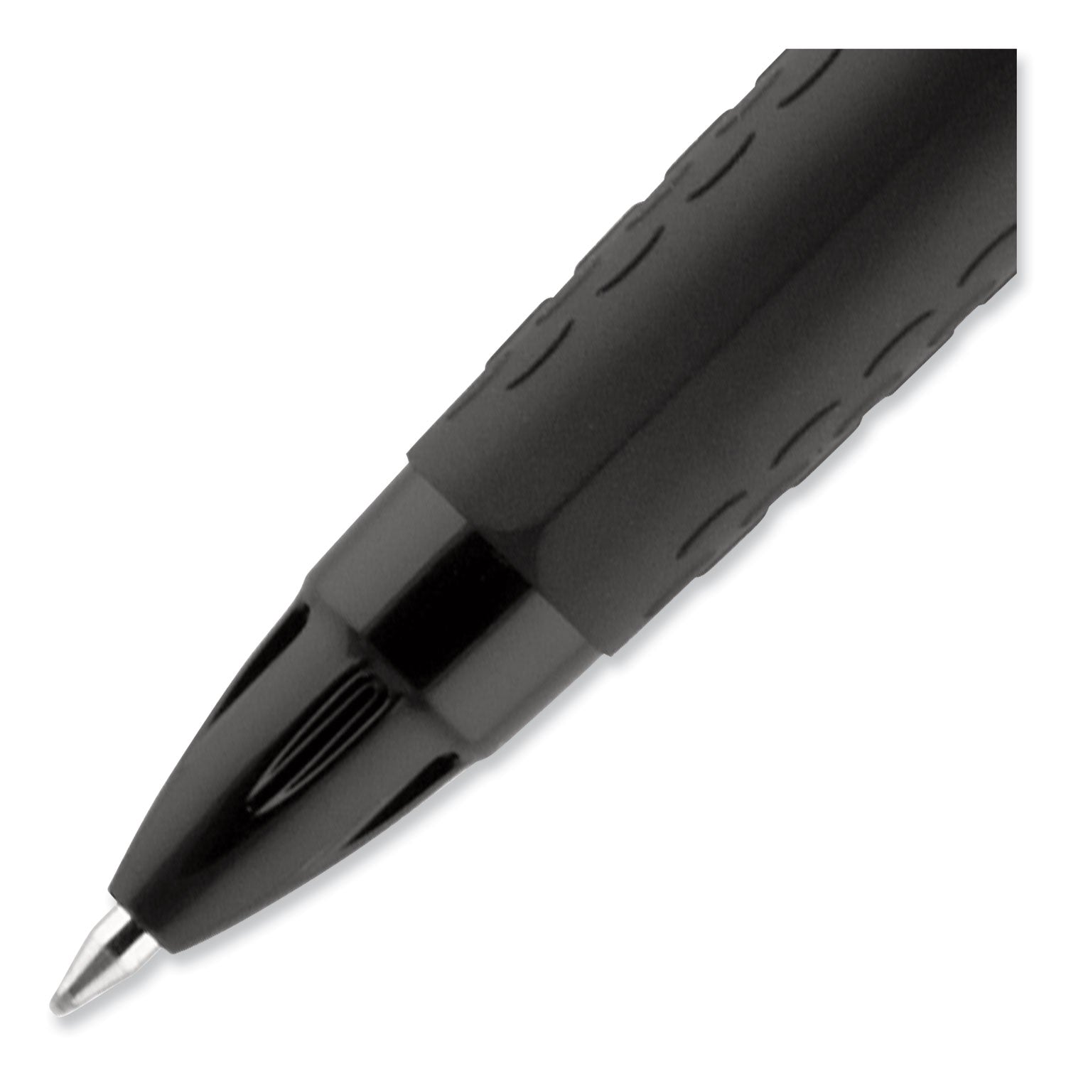 207-blx-series-gel-pen-retractable-medium-07-mm-blue-infused-black-ink-black-blue-smoke-barrel_ubc1837931 - 3