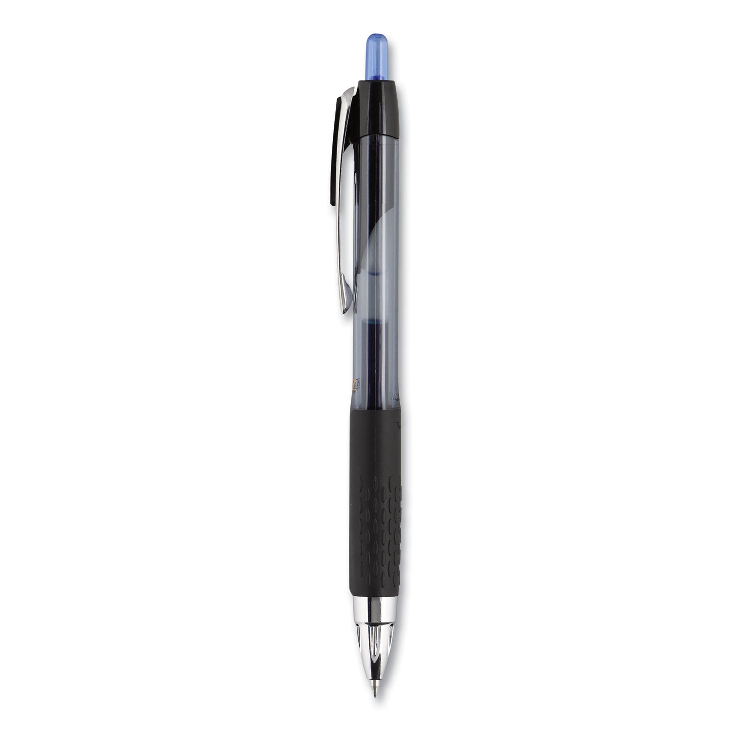 signo-207-gel-pen-retractable-medium-07-mm-blue-ink-smoke-black-blue-barrel-36-box_ubc1921064 - 2