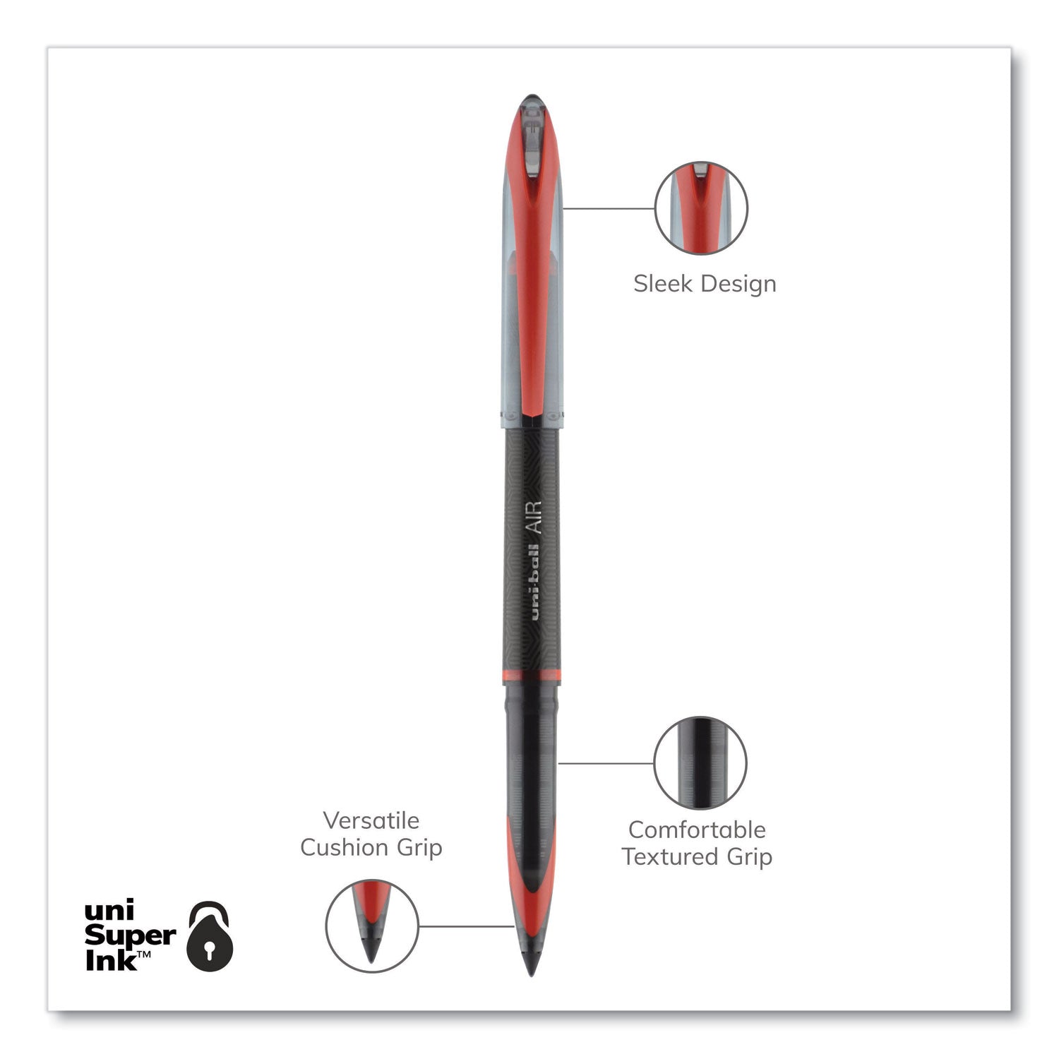 air-porous-gel-pen-stick-medium-07-mm-assorted-ink-and-barrel-colors-3-pack_ubc1927595 - 3