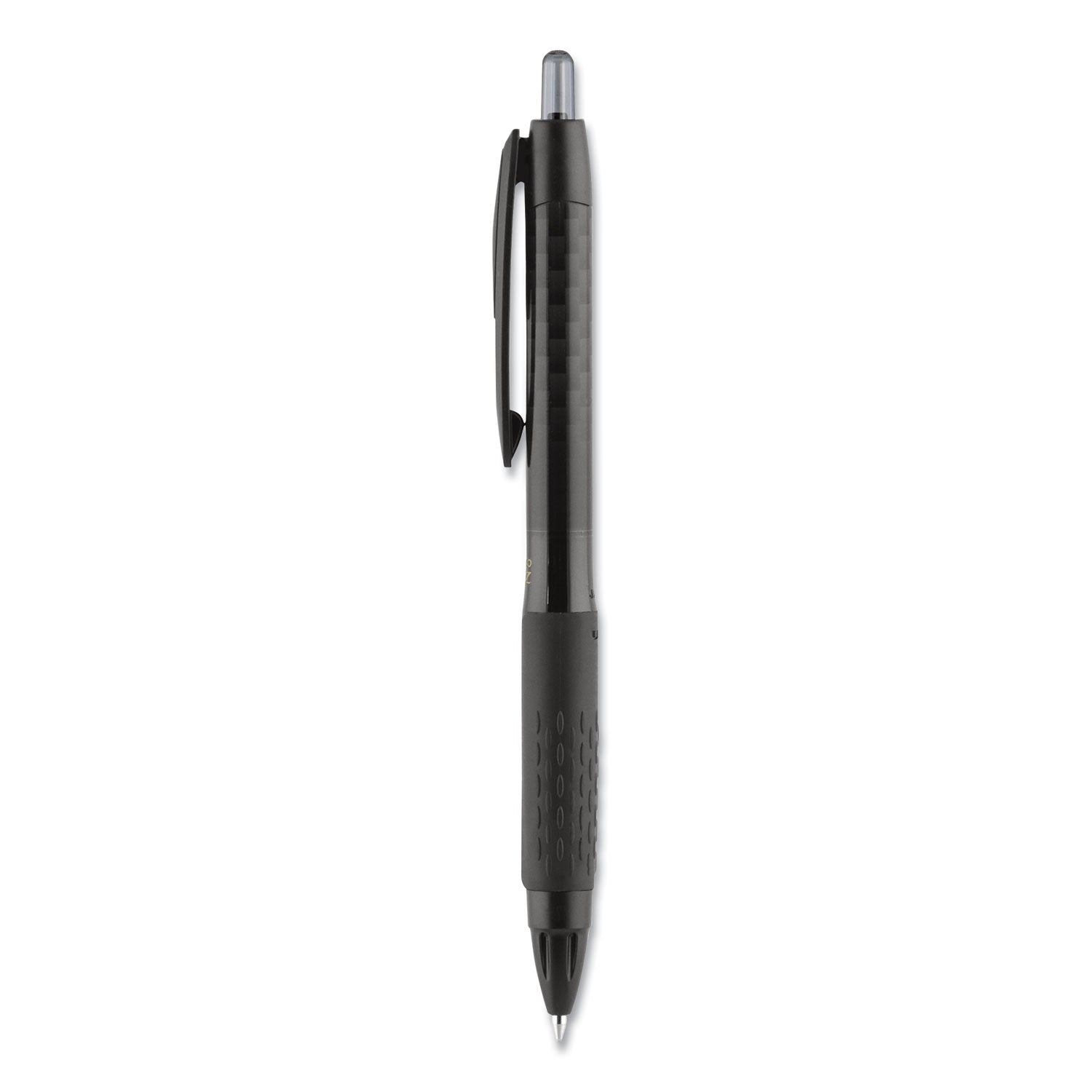 307-gel-pen-retractable-fine-05-mm-black-ink-black-barrel-dozen_ubc1947087 - 2