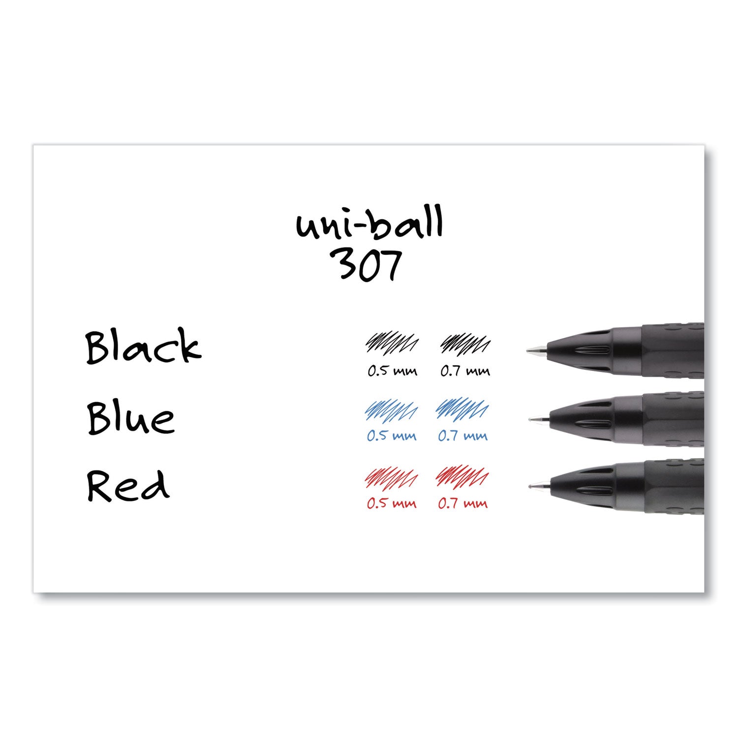 307-gel-pen-retractable-fine-05-mm-blue-ink-black-barrel-dozen_ubc1947088 - 6