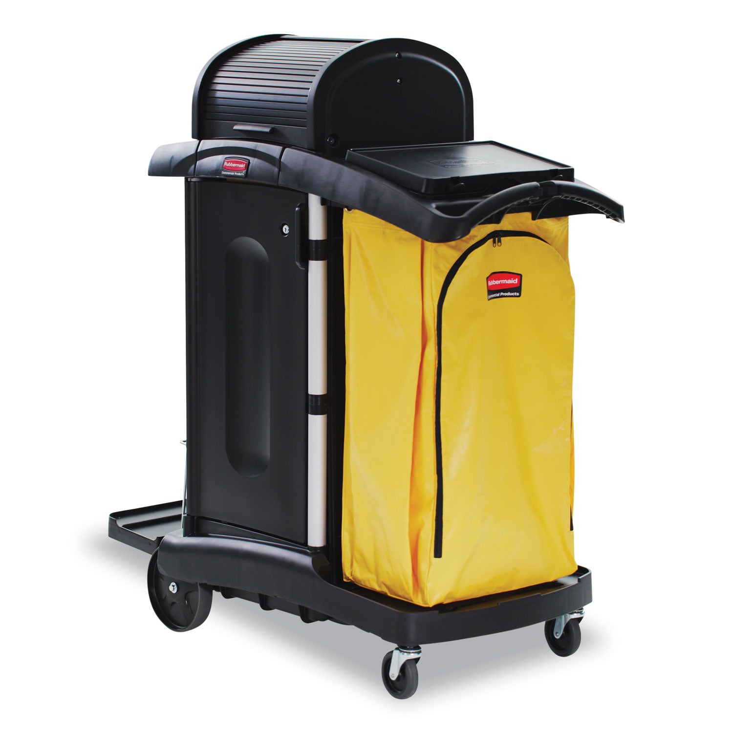 Rubbermaid High Security Cleaning Cart, Sold as 1 Each
