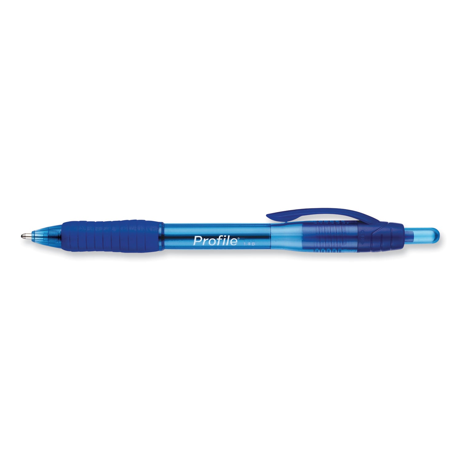 profile-ballpoint-pen-retractable-bold-14-mm-blue-ink-translucent-blue-barrel-36-pack_pap2083008 - 2