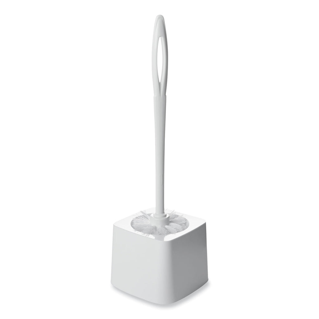 Toilet Bowl Brush, 10" Handle, White - 