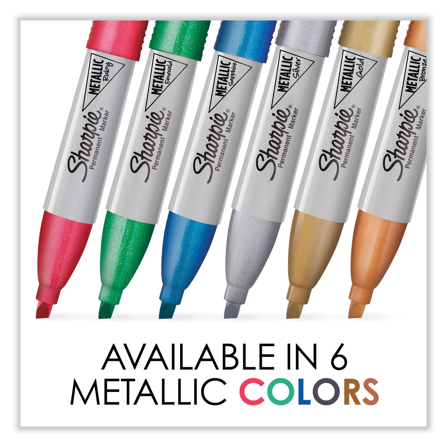 metallic-chisel-tip-permanent-marker-medium-chisel-tip-bronze-dozen_san2089624 - 3