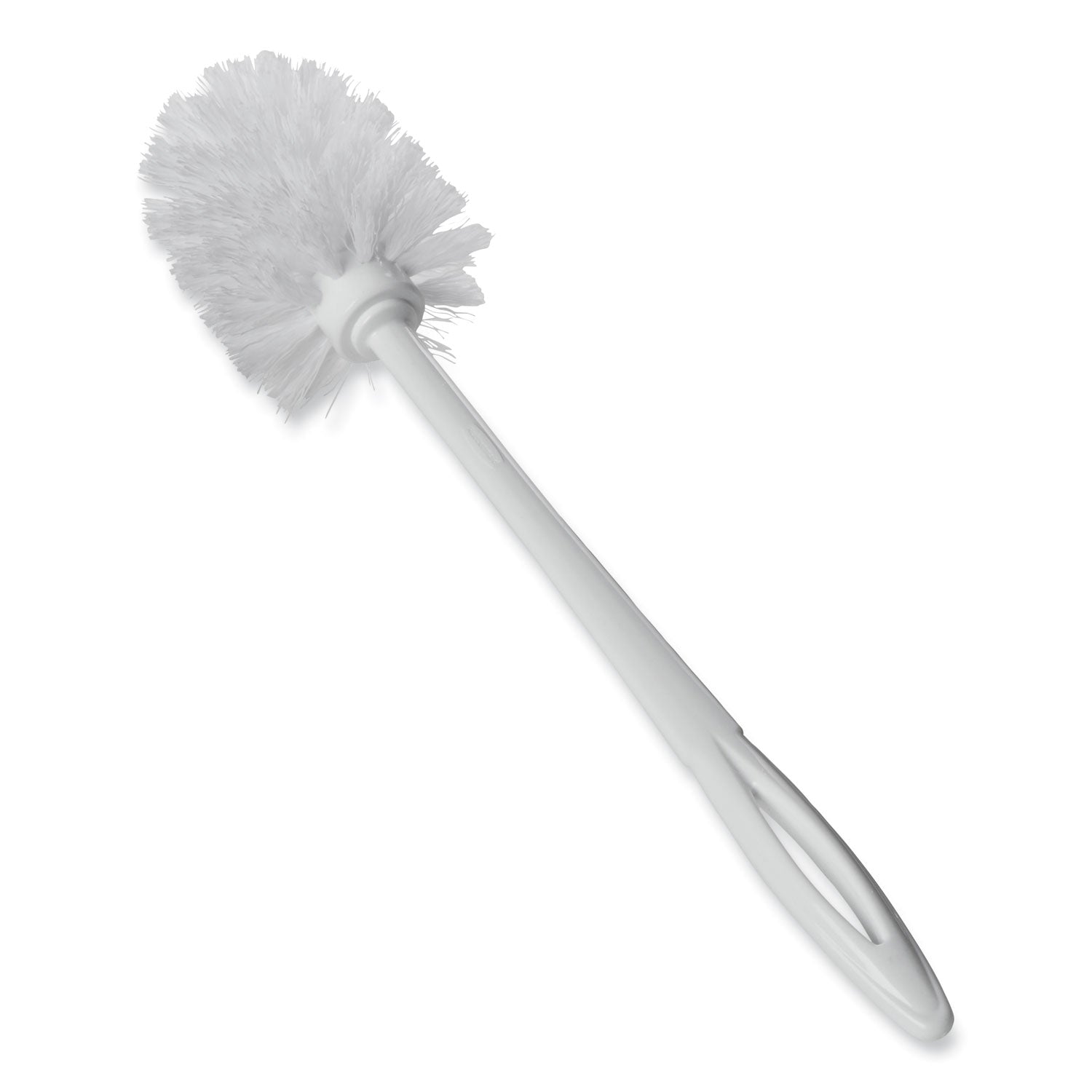 Toilet Bowl Brush, 10" Handle, White - 