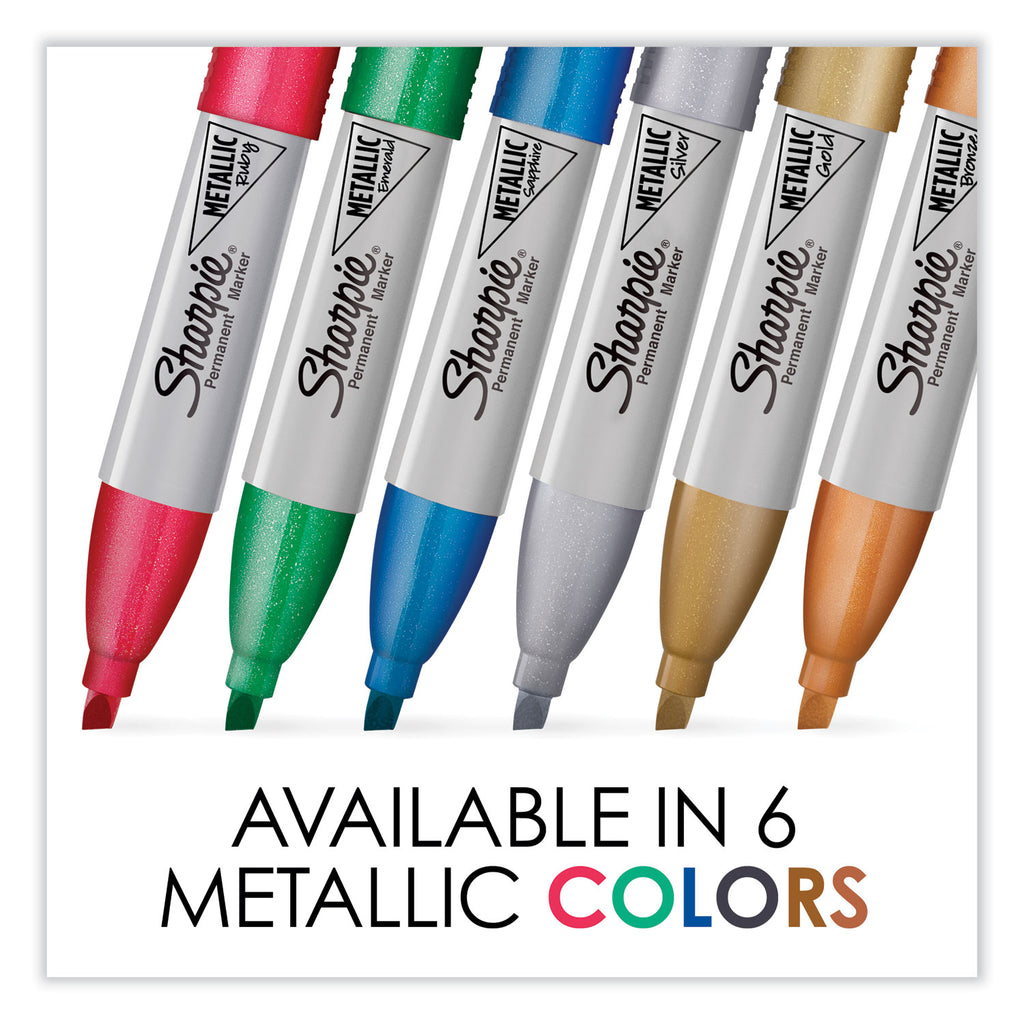 metallic-chisel-tip-permanent-marker-medium-chisel-tip-silver-dozen_san2089638 - 3
