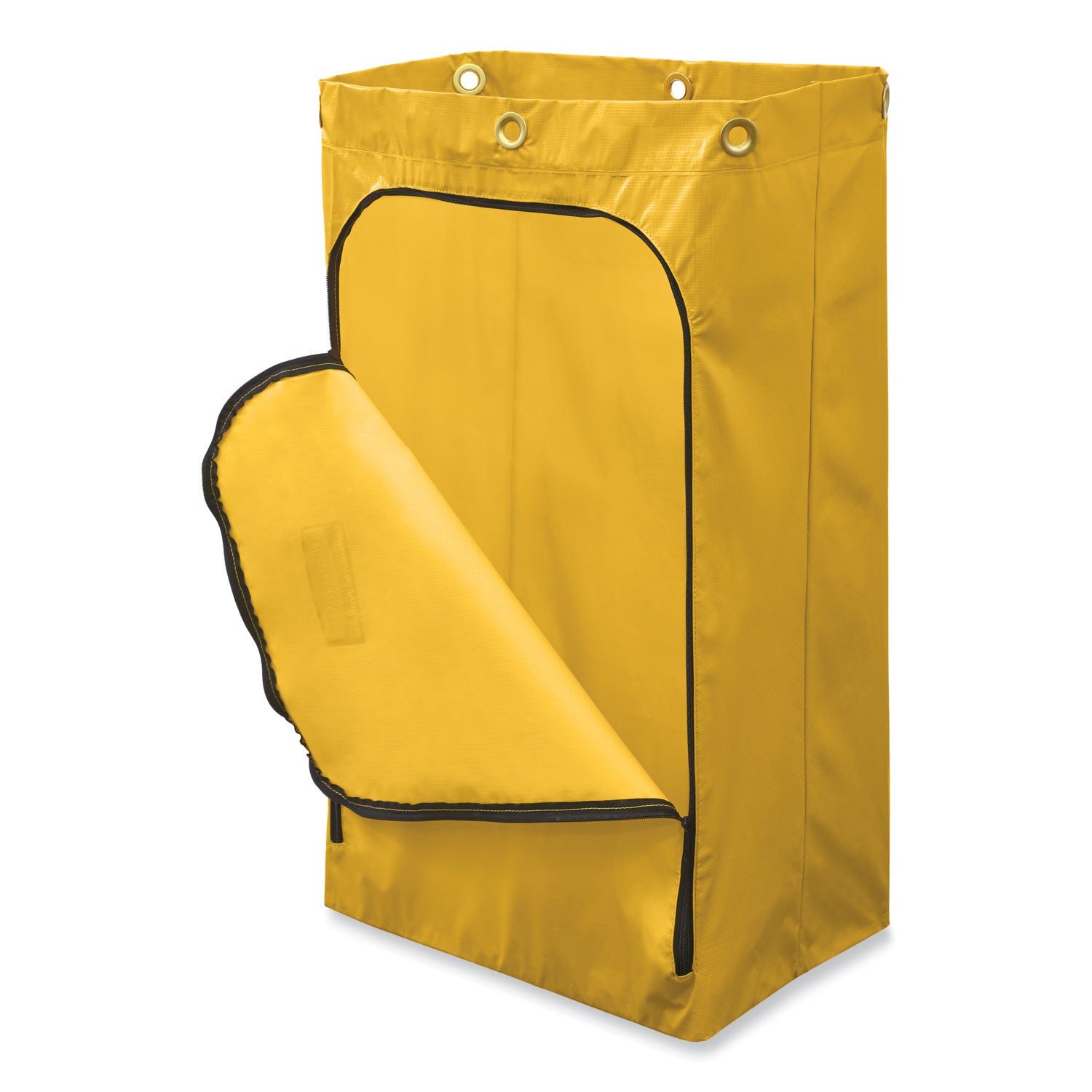 zippered-vinyl-cleaning-cart-bag-24-gal-1725-x-305-yellow_rcp1966719 - 7