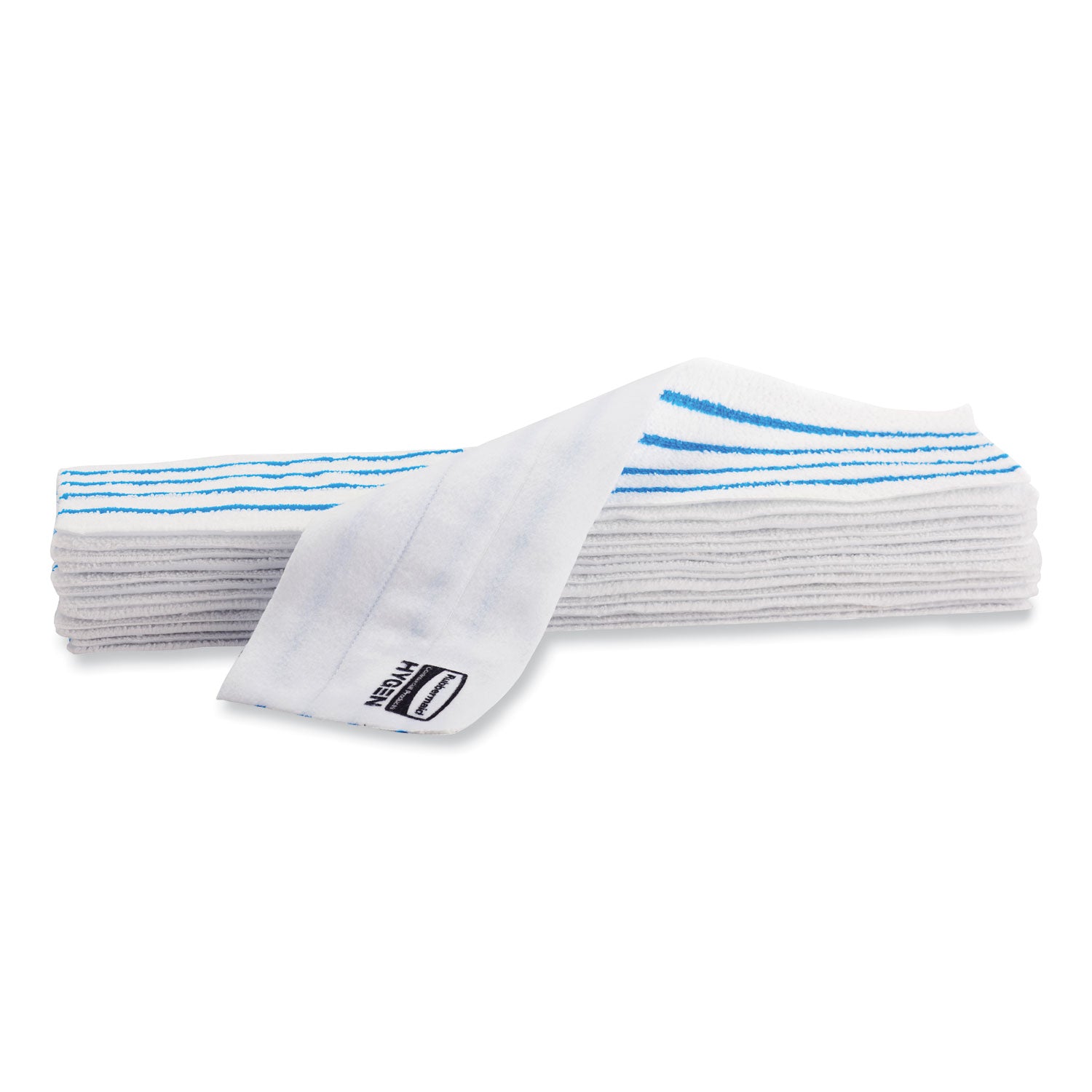 disposable-microfiber-pad-475-x-19-white-blue-stripes-50-pack-3-packs-carton_rcp2134282 - 5