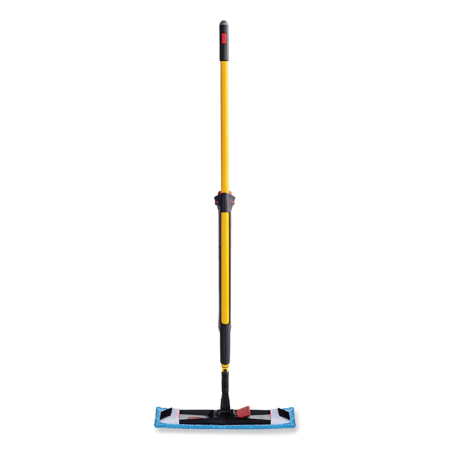 Pulse Microfiber Spray Mop System, 17" Wide Microfiber Head, 52" Yellow Plastic Handle - 