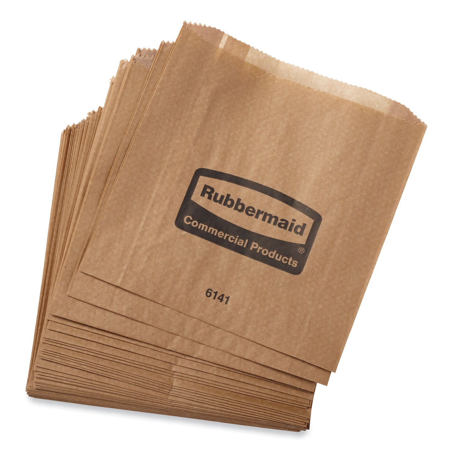 Waxed Napkin Receptacle Liners, 2.75" x 8.5", Brown, 250/Carton