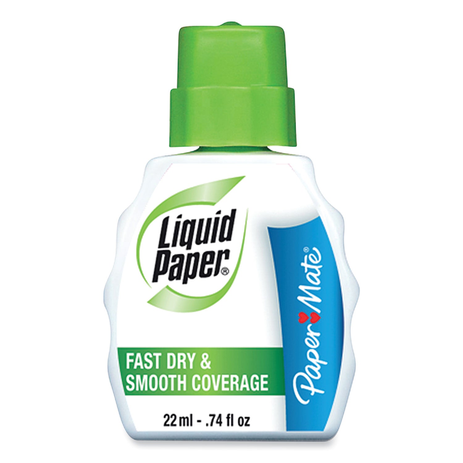 Fast Dry Correction Fluid, 22 ml Bottle, White, Dozen - 