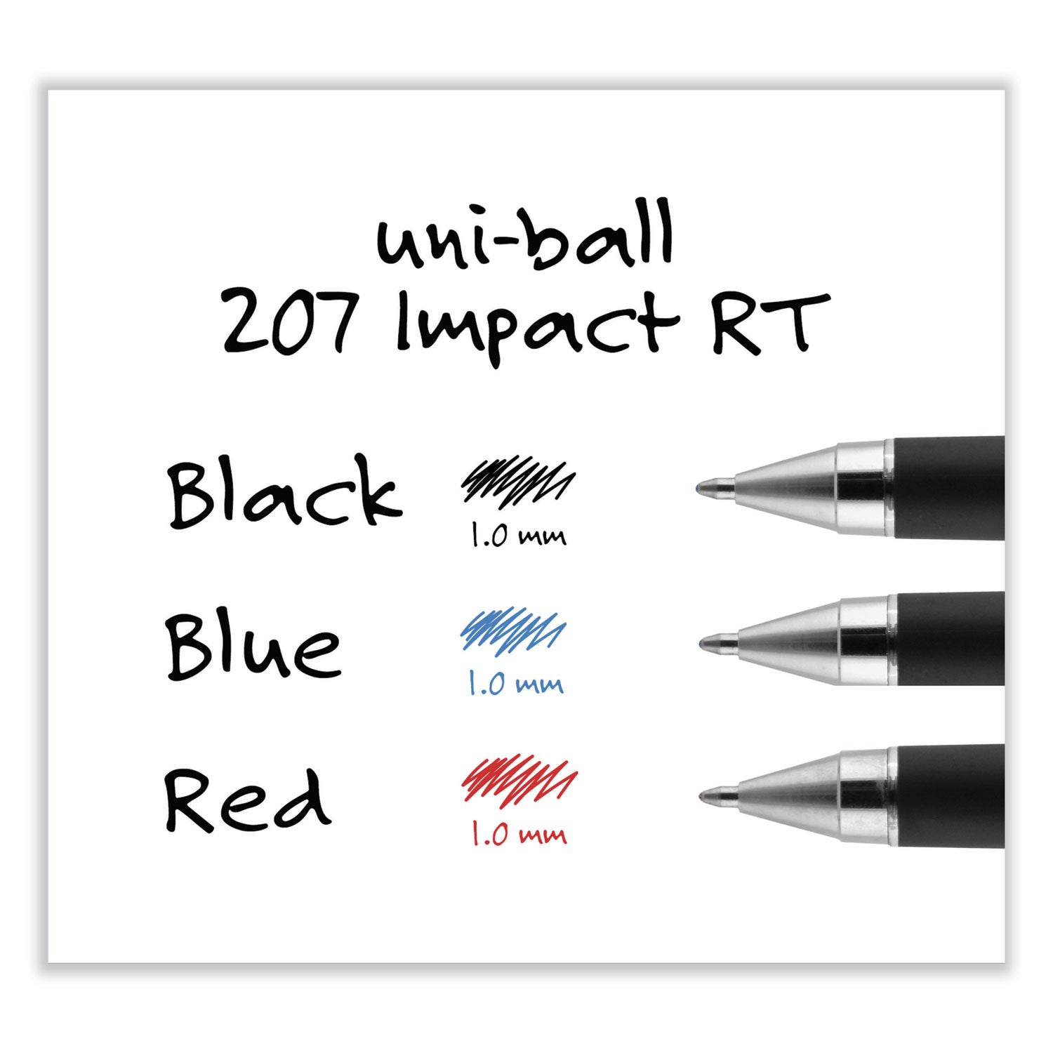 207-impact-gel-pen-retractable-bold-1-mm-black-ink-black-barrel_ubc65870 - 5