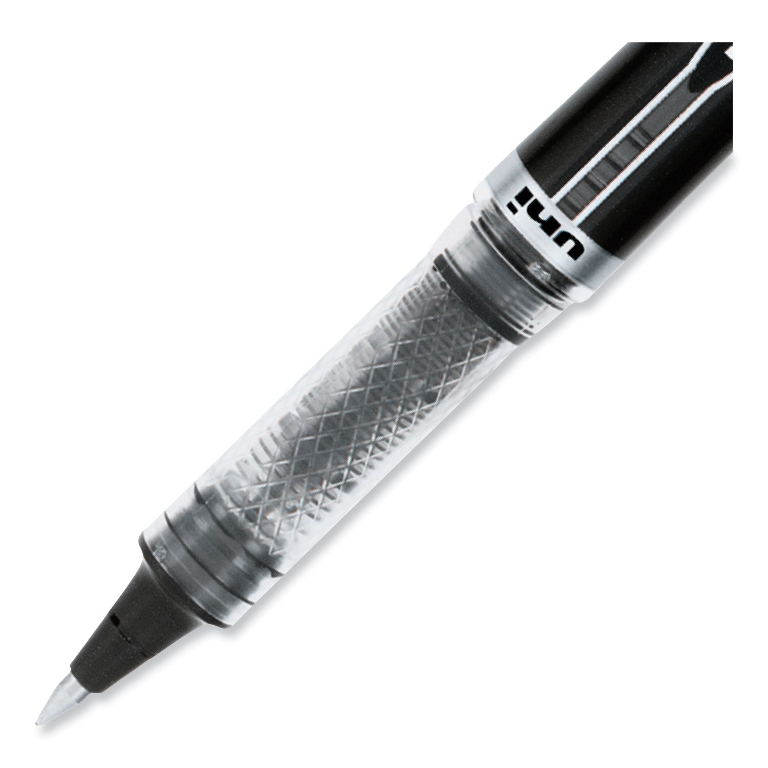 vision-elite-hybrid-gel-pen-stick-extra-fine-05-mm-black-ink-black-clear-barrel_ubc69000 - 2