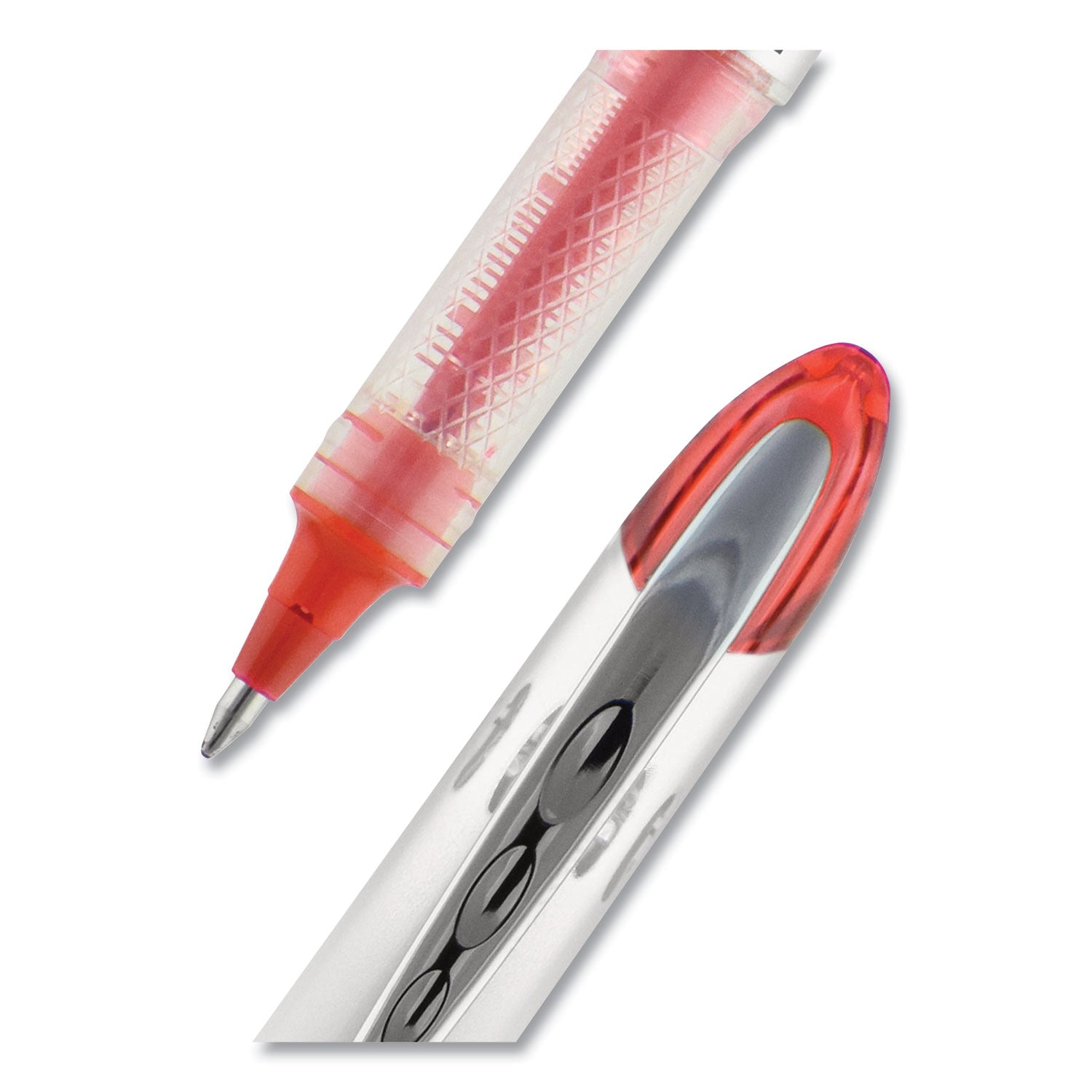 vision-elite-hybrid-gel-pen-stick-bold-08-mm-red-ink-white-red-clear-barrel_ubc69023 - 6