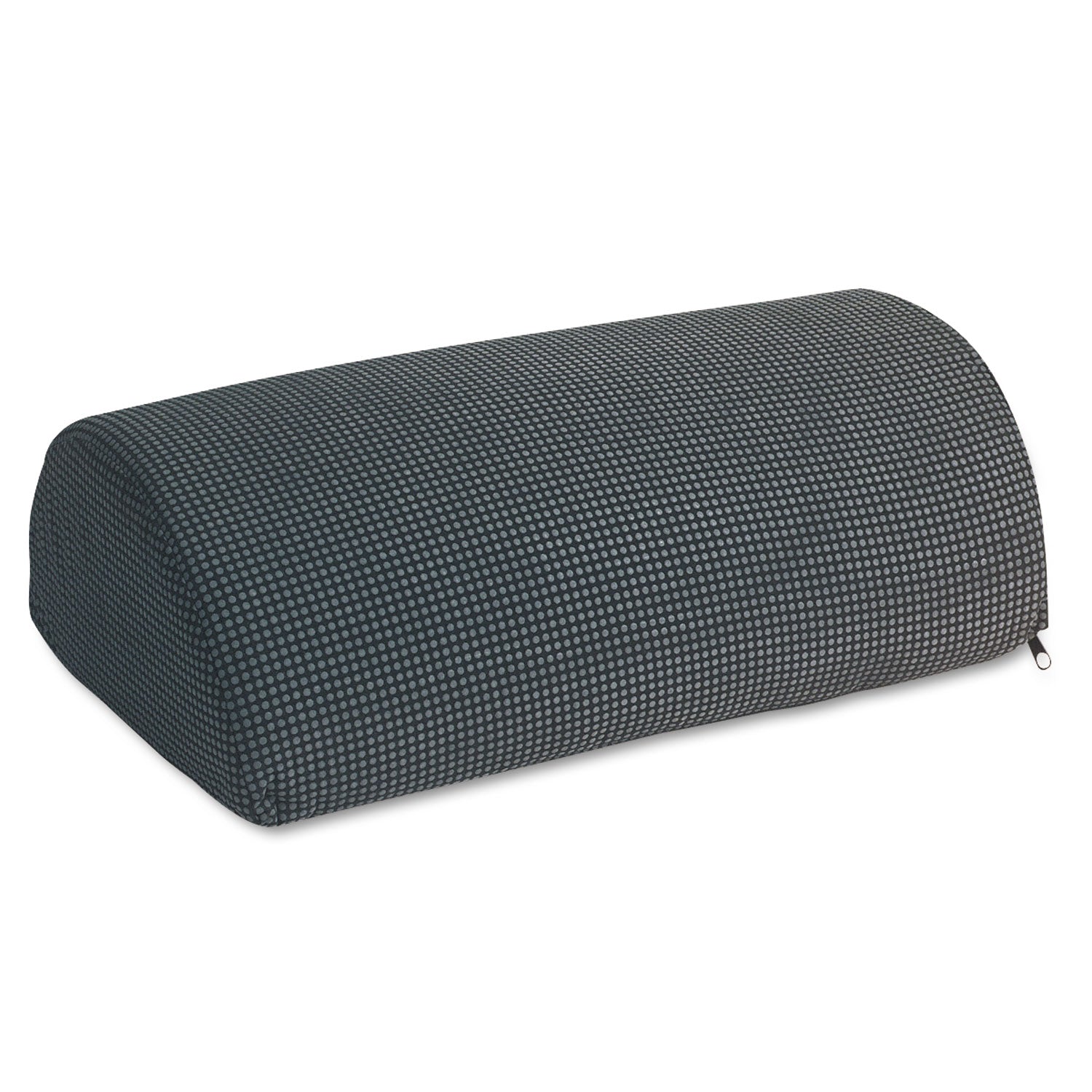 Half-Cylinder Padded Foot Cushion, 17.5w x 11.5d x 6.25h, Black - 
