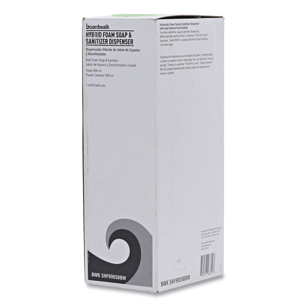 Bulk Fill Foam Soap Dispenser with Key Lock, 900 mL, 5.25 x 4 x 12, Black Pearl