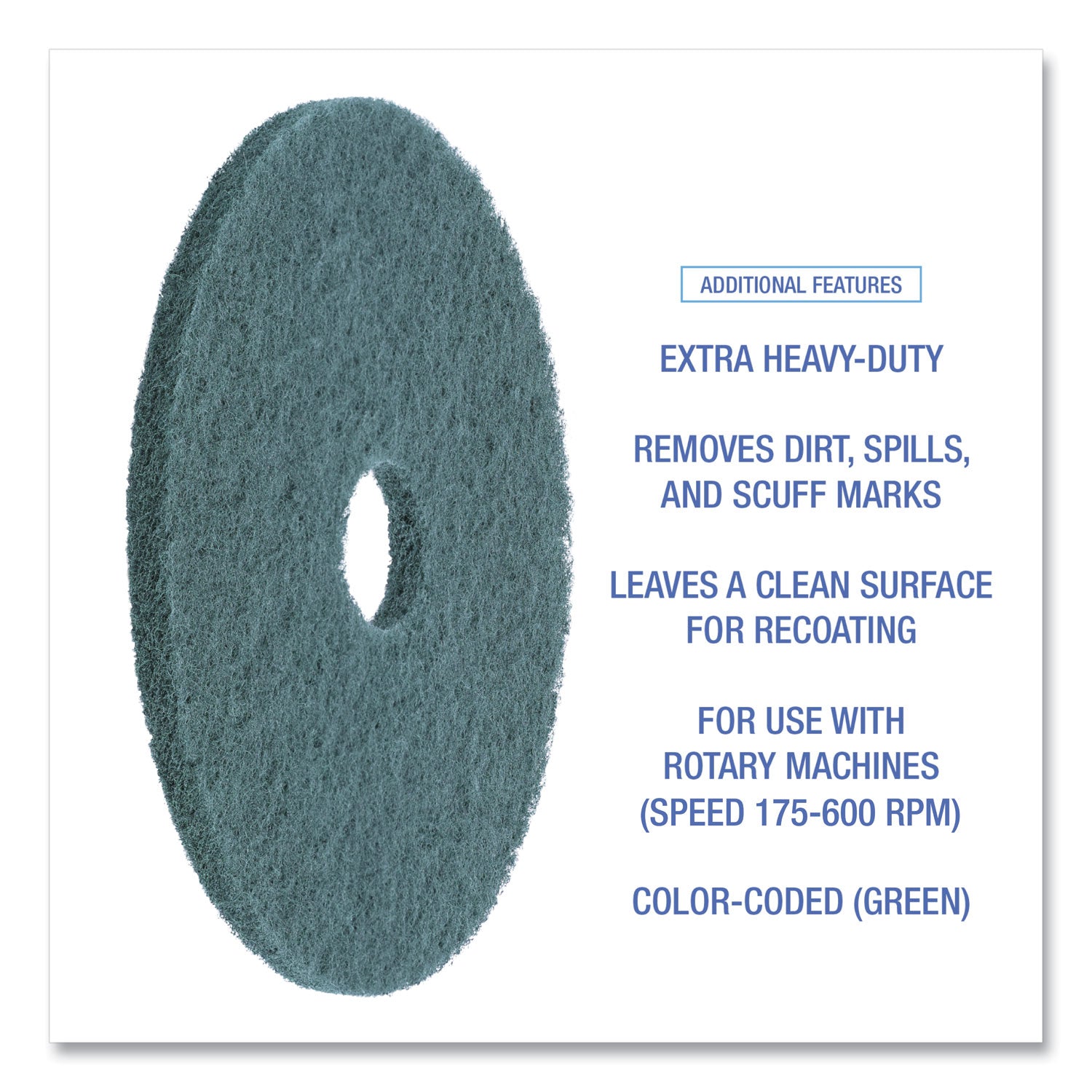 heavy-duty-scrubbing-floor-pads-19-diameter-green-5-carton_bwk4019gre - 4