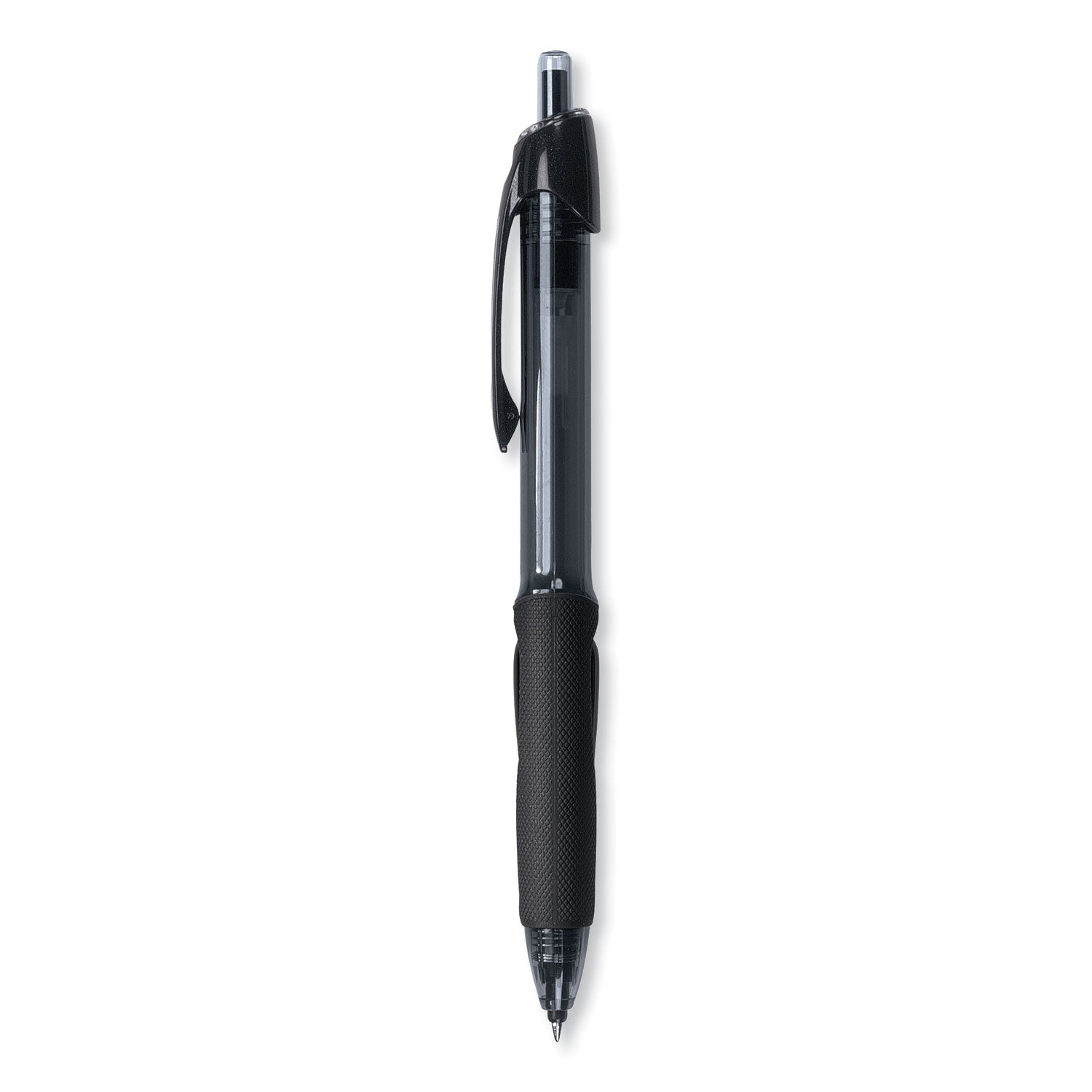 power-tank-rt-ballpoint-pen-retractable-bold-1-mm-black-ink-smoke-black-barrel-dozen_ubc42070 - 2