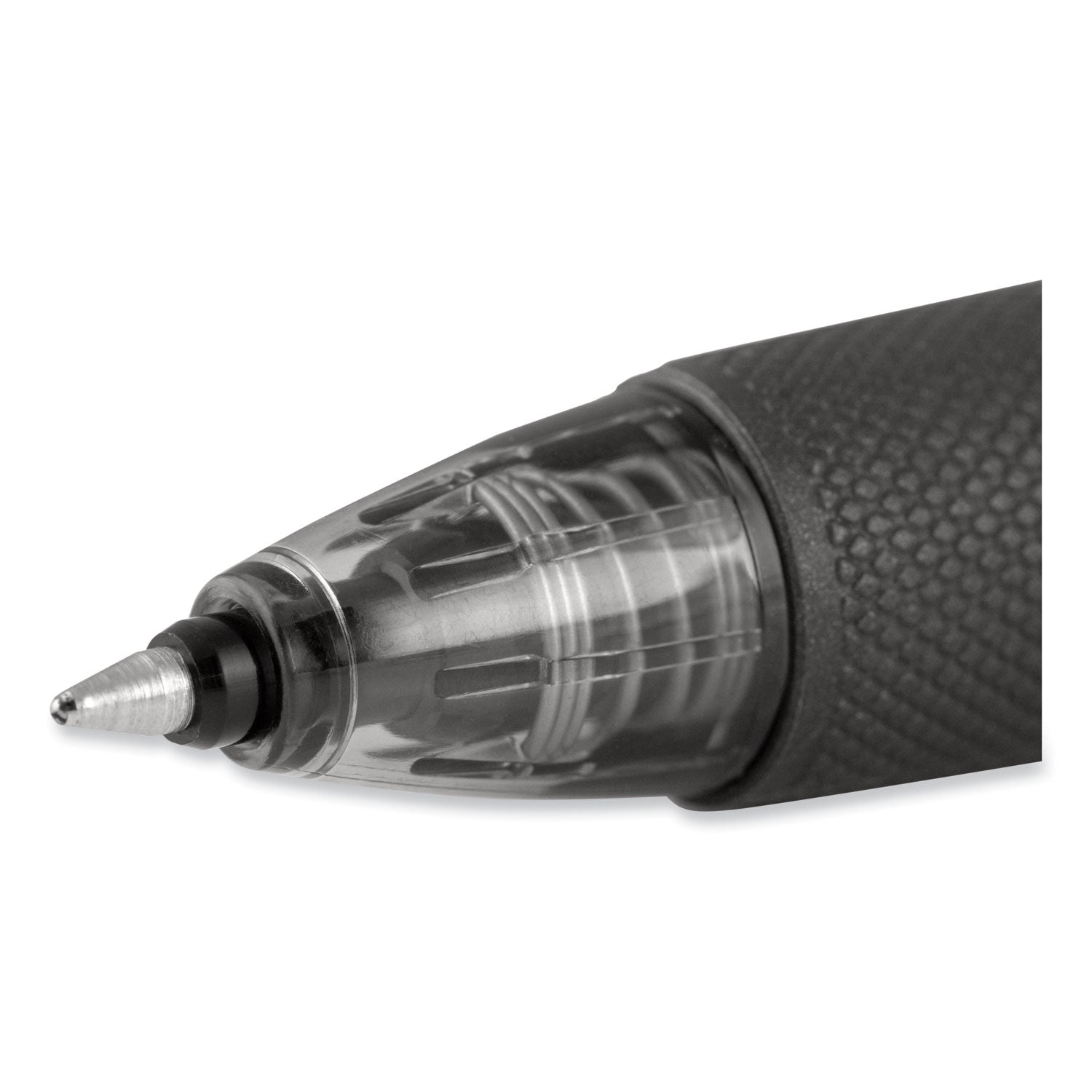 power-tank-rt-ballpoint-pen-retractable-bold-1-mm-black-ink-smoke-black-barrel-dozen_ubc42070 - 3