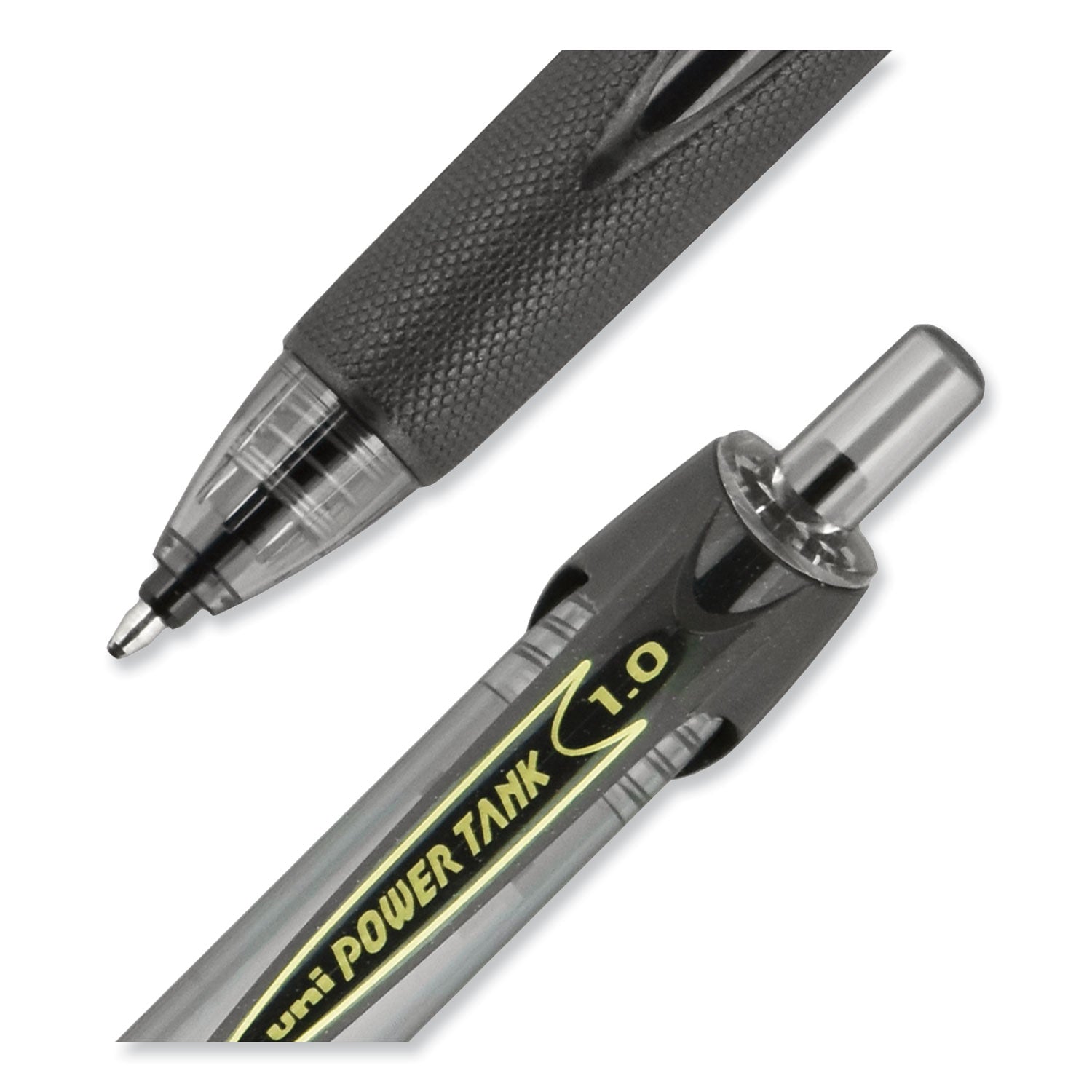 power-tank-rt-ballpoint-pen-retractable-bold-1-mm-black-ink-smoke-black-barrel-dozen_ubc42070 - 5