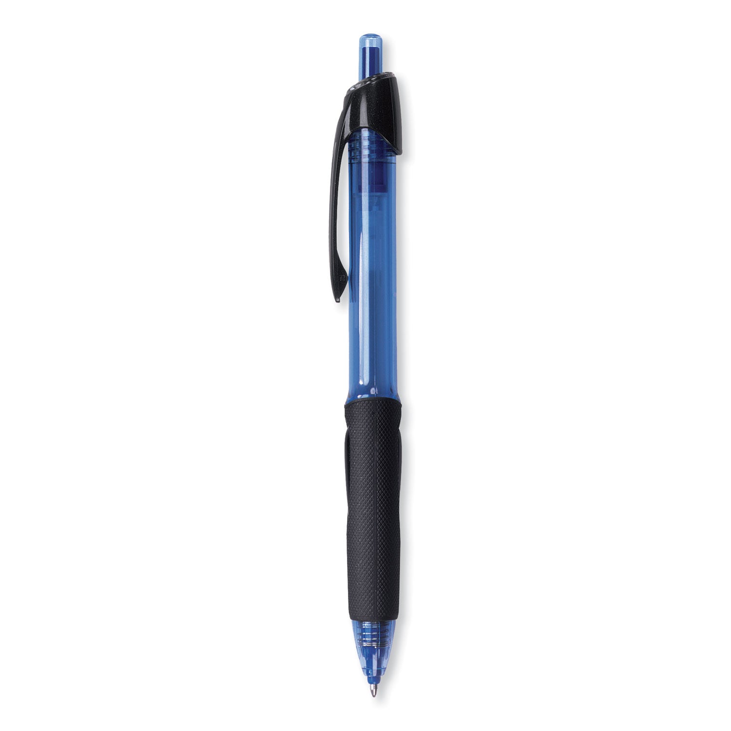 power-tank-rt-ballpoint-pen-retractable-bold-1-mm-blue-ink-translucent-blue-black-barrel-dozen_ubc42071 - 2