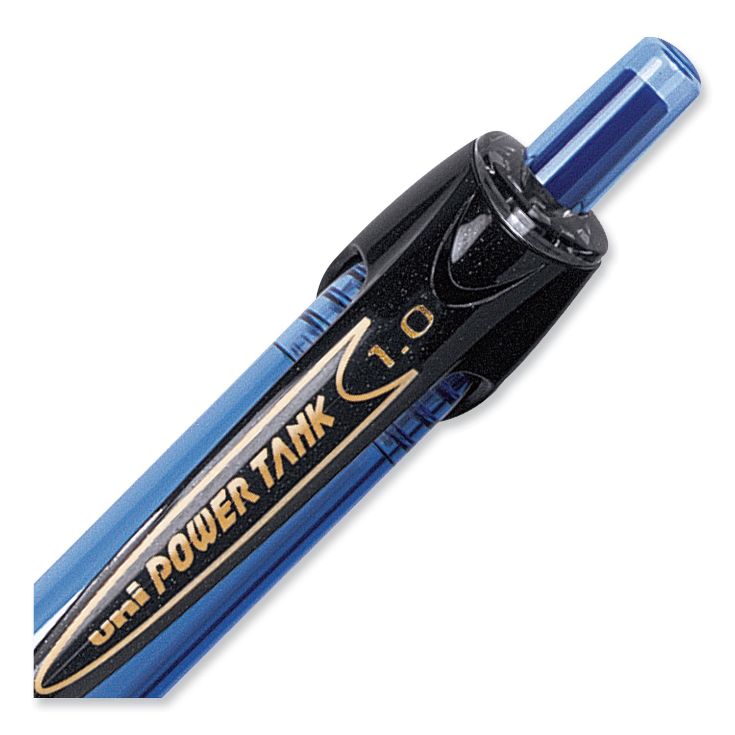 power-tank-rt-ballpoint-pen-retractable-bold-1-mm-blue-ink-translucent-blue-black-barrel-dozen_ubc42071 - 4