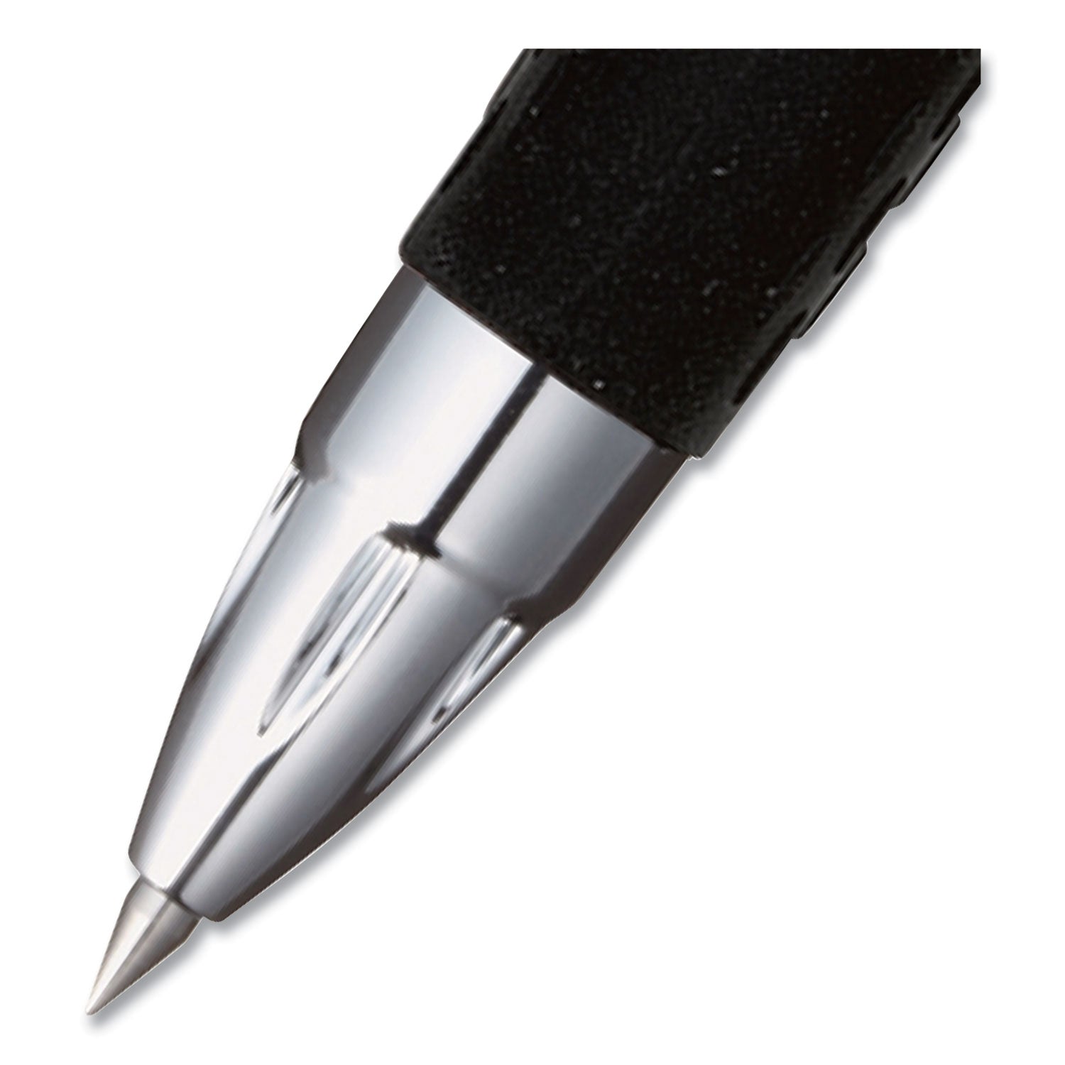 signo-207-gel-pen-retractable-fine-05-mm-blue-ink-smoke-black-blue-barrel-dozen_ubc61256 - 4