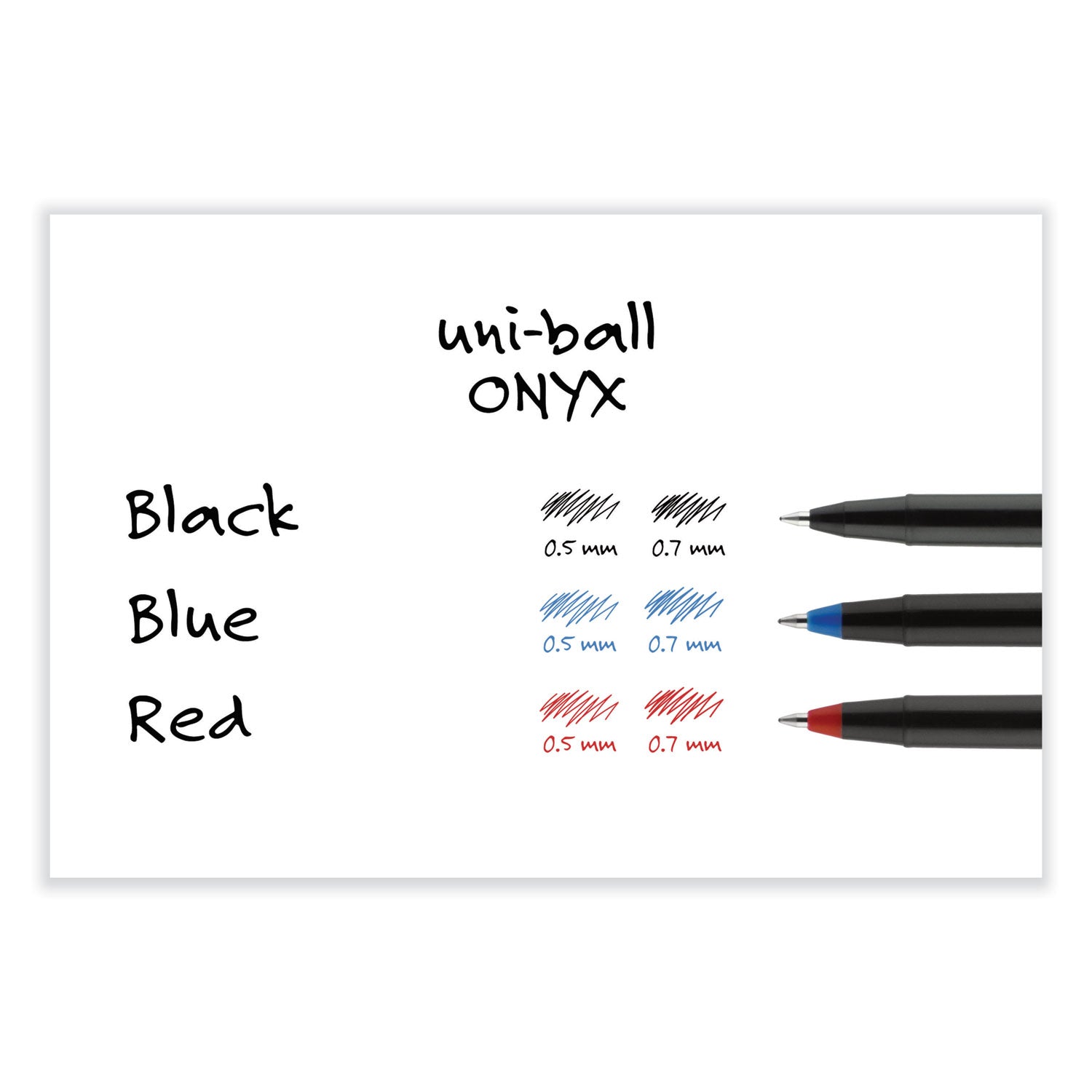 onyx-roller-ball-pen-stick-fine-07-mm-black-ink-black-barrel-dozen_ubc60143 - 7