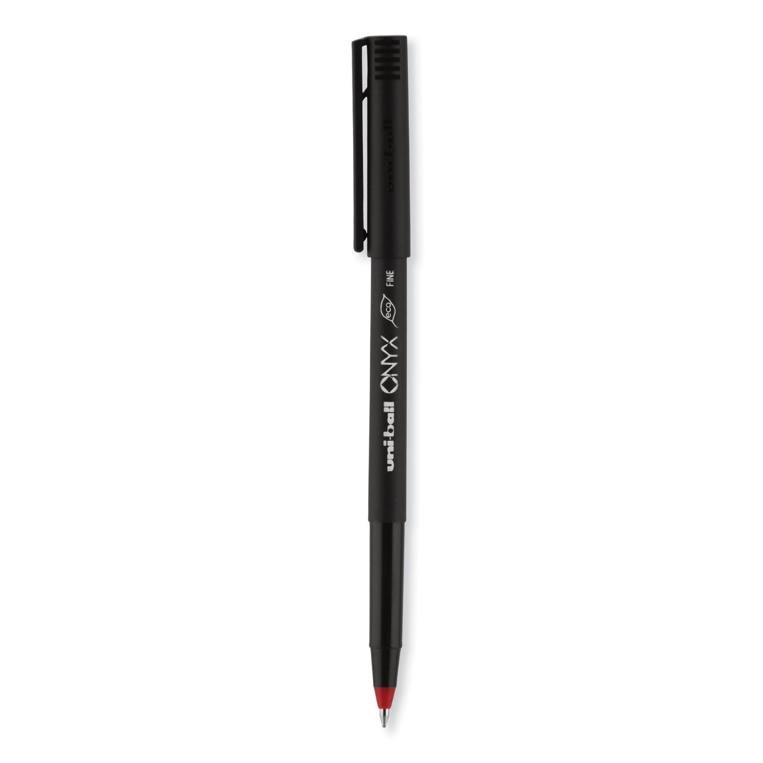 onyx-roller-ball-pen-stick-fine-07-mm-red-ink-black-red-barrel-dozen_ubc60144 - 4