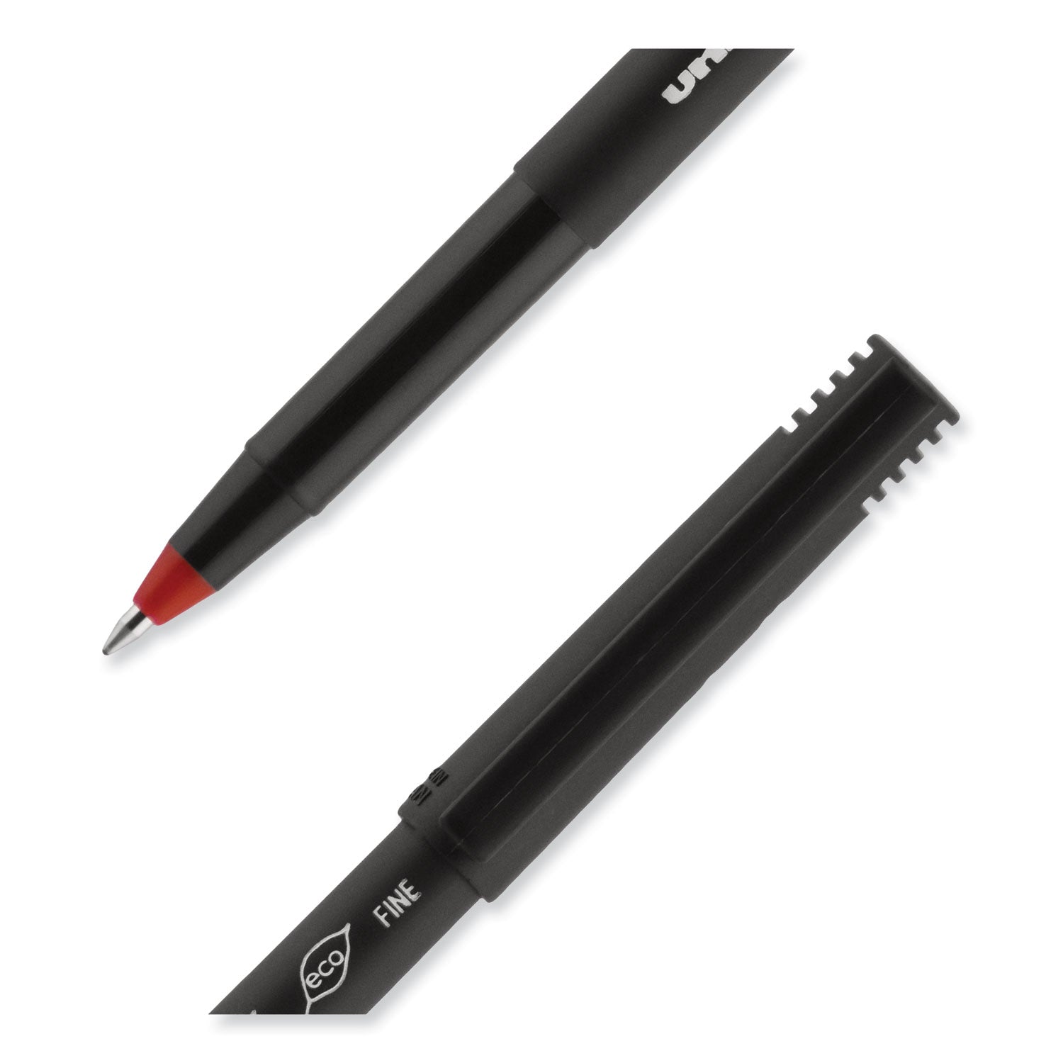 onyx-roller-ball-pen-stick-fine-07-mm-red-ink-black-red-barrel-dozen_ubc60144 - 7