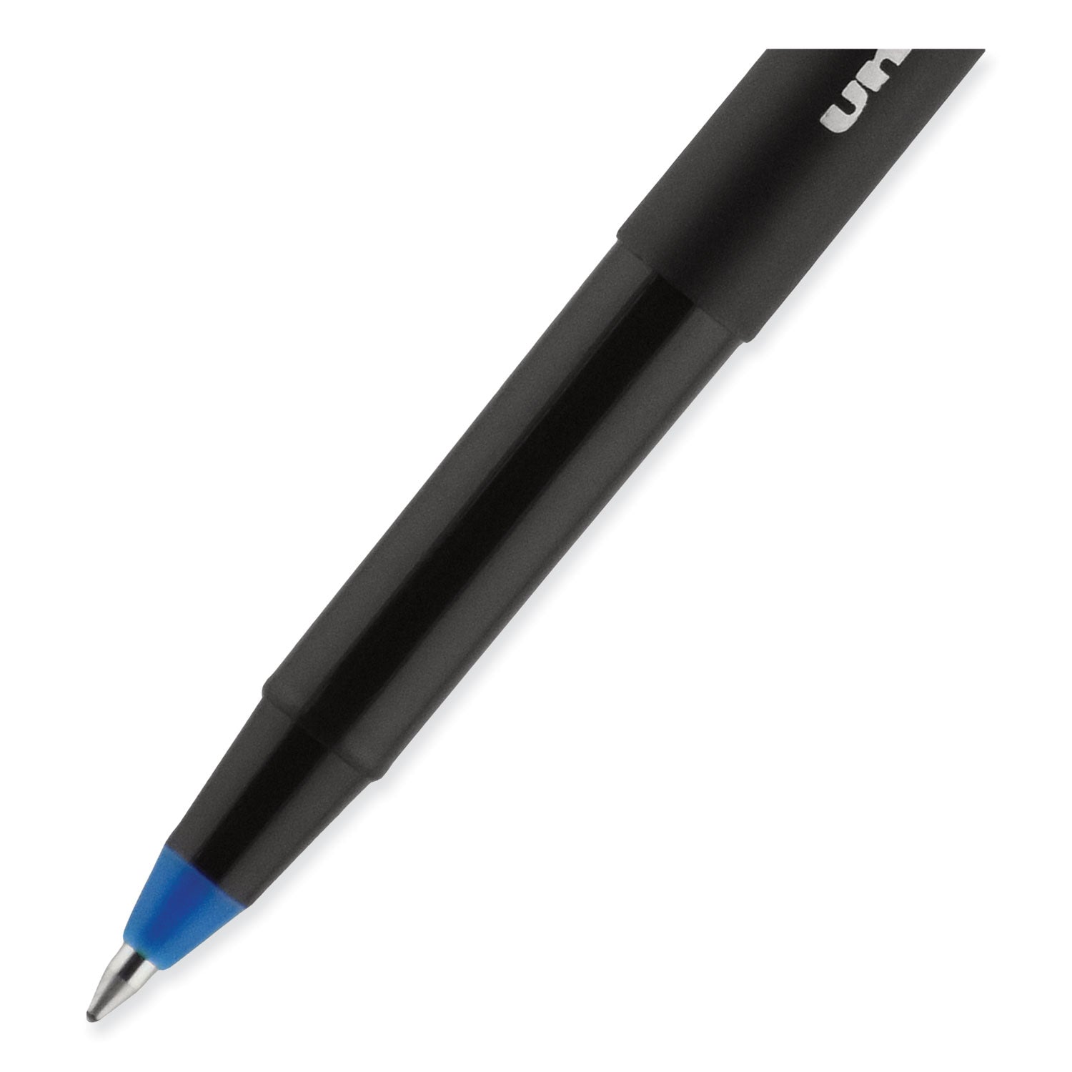 onyx-roller-ball-pen-stick-fine-07-mm-blue-ink-black-blue-barrel-dozen_ubc60145 - 4