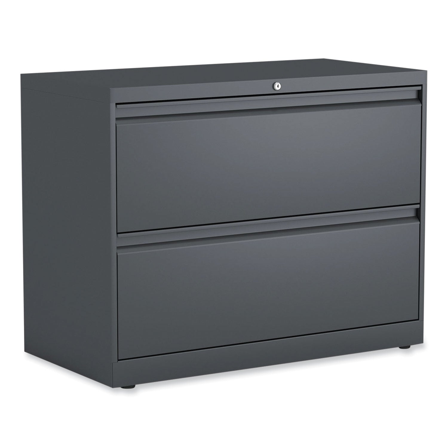Lateral File, 2 Legal/Letter/A4/A5-Size File Drawers, Charcoal, 36" x 18.63" x 28