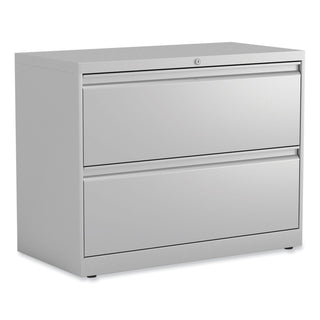 Lateral File, 2 Legal/Letter-Size File Drawers, Light Gray, 36" x 18.63" x 28