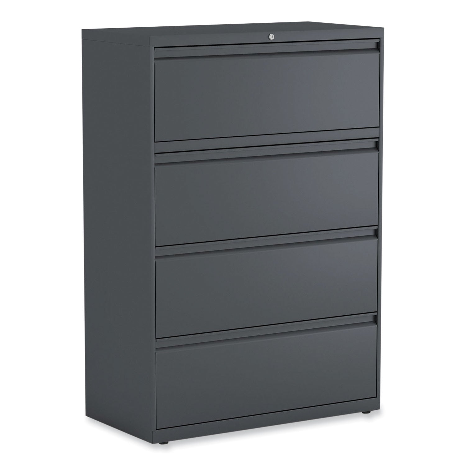 Lateral File, 4 Legal/Letter/A4/A5-Size File Drawers, Charcoal, 36" x 18.63" x 52.5