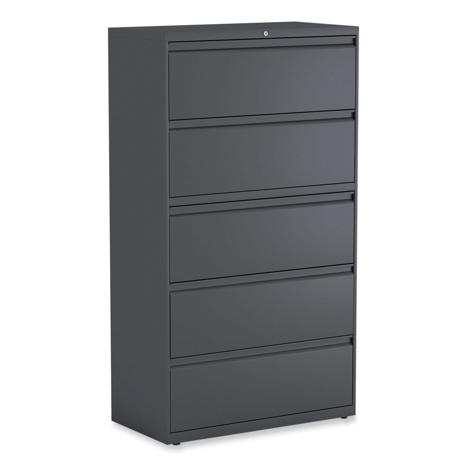 Lateral File, 5 Legal/Letter/A4/A5-Size File Drawers, Charcoal, 36" x 18.63" x 67.63