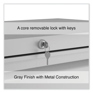 Lateral File, 5 Legal/Letter/A4/A5-Size File Drawers, Light Gray, 36" x 18.63" x 67.63