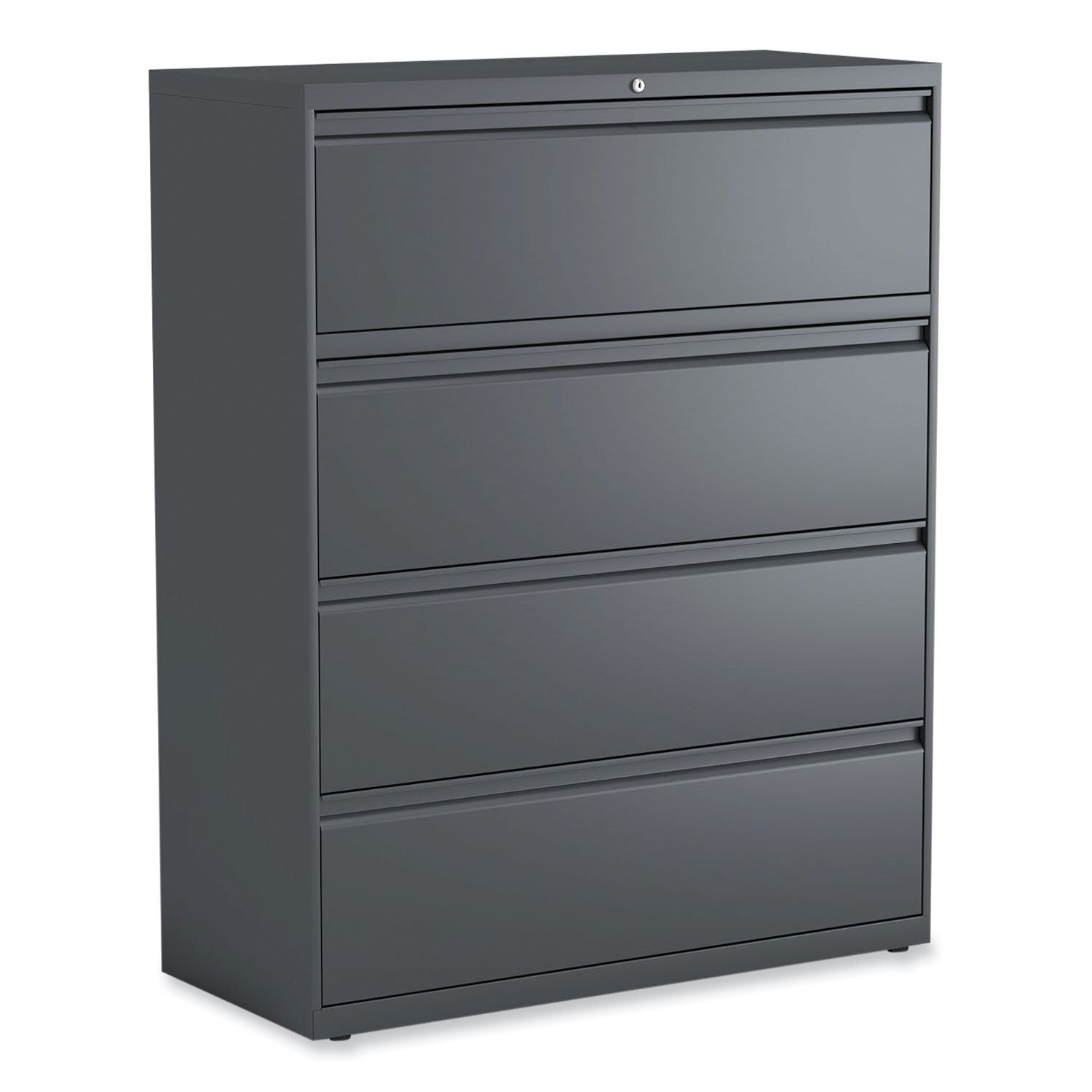 Lateral File, 4 Legal/Letter/A4/A5-Size File Drawers, Charcoal, 42" x 18.63" x 52.5