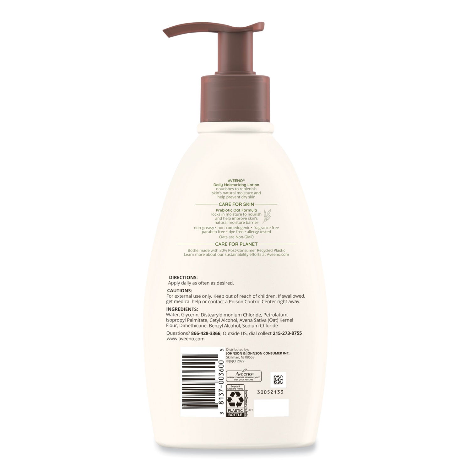 Daily Moisturizing Lotion, 12 oz Pump Bottle