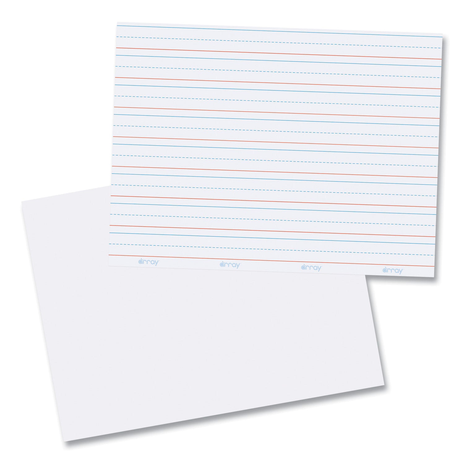 GoWrite! Dry Erase Learning Boards, 8.25 x 11, White Surface, 5/Pack - 