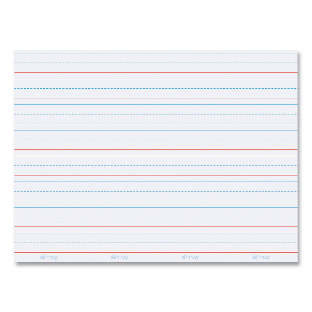 GoWrite! Dry Erase Learning Boards, 8.25 x 11, White Surface, 5/Pack - 