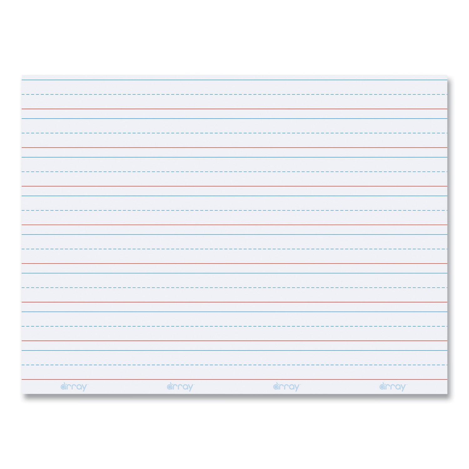 GoWrite! Dry Erase Learning Boards, 8.25 x 11, White Surface, 5/Pack - 