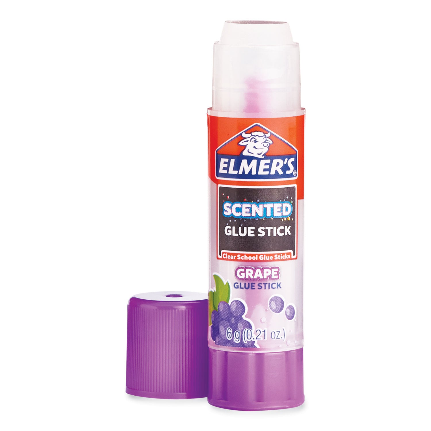 Clear School Glue Stick, Scented, Assorted, 0.21 oz, Dries Clear, 30/Pack - 2