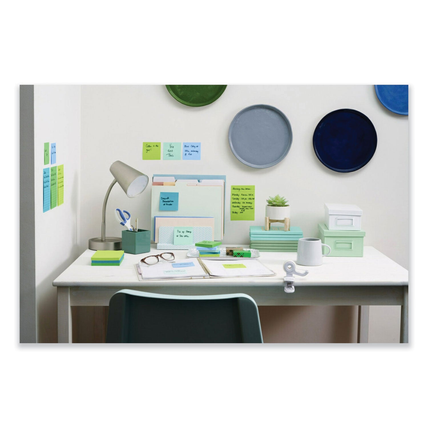 100%-recycled-paper-super-sticky-notes-3-x-3-oasis-70-sheets-pad-5-pads-pack_mmm654r5sst - 4