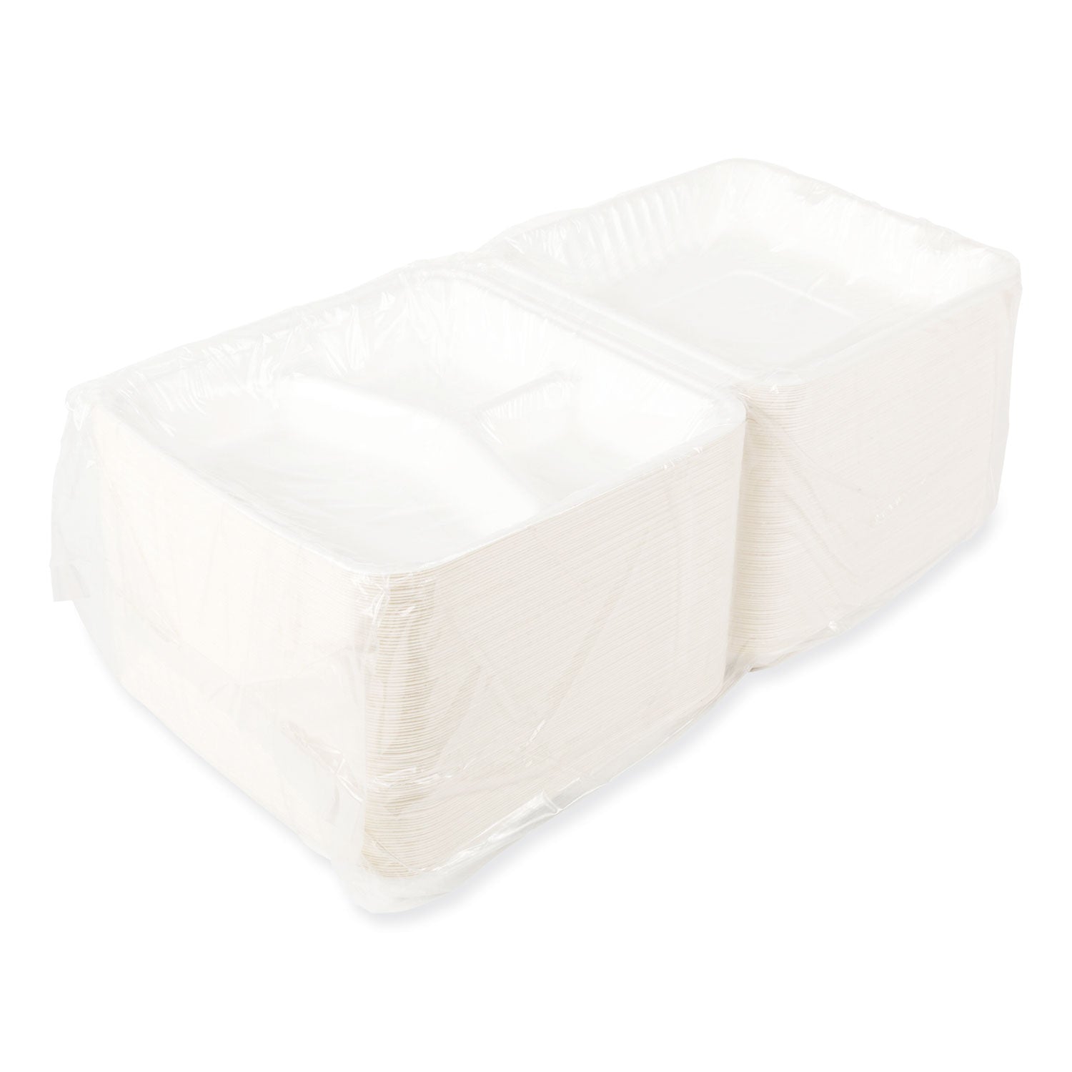 bagasse-pfas-free-food-containers-3-compartment-9-x-9-x-319-white-bamboo-sugarcane-200-carton_rpphl93npfa - 1