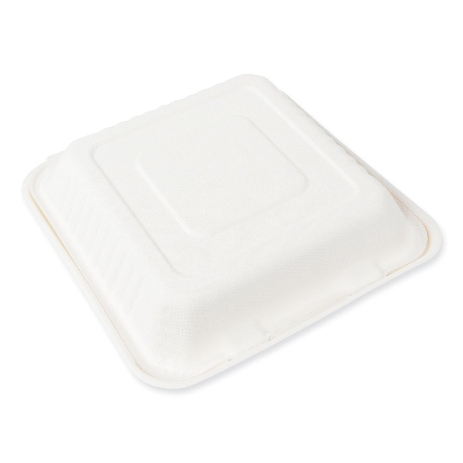 bagasse-pfas-free-food-containers-1-compartment-9-x-9-x-319-white-bamboo-sugarcane-200-carton_rpphl91npfa - 1