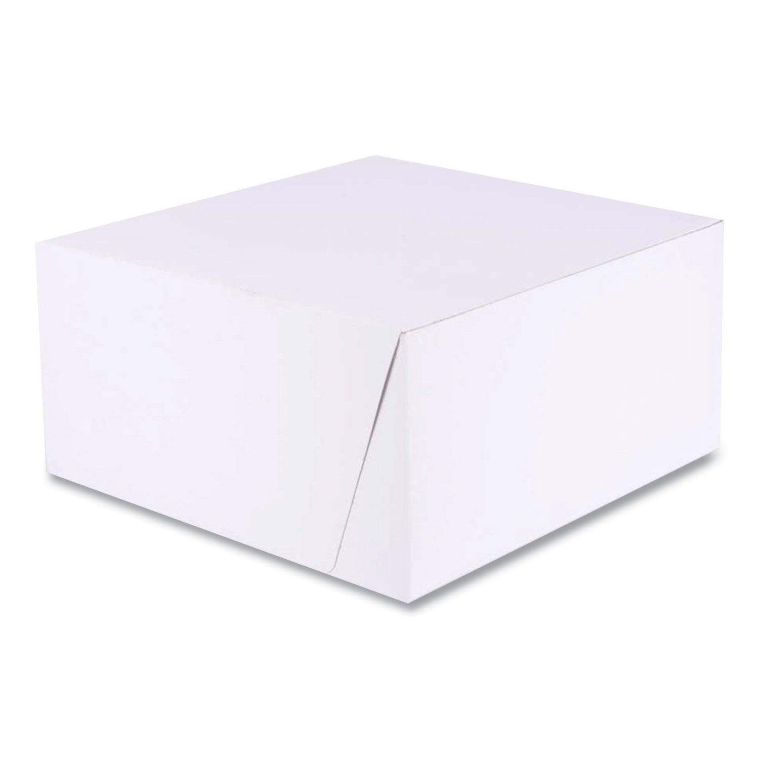white-one-piece-non-window-bakery-boxes-standard-10-x-10-x-5-white-kraft-paper-100-bundle_sch1576 - 1