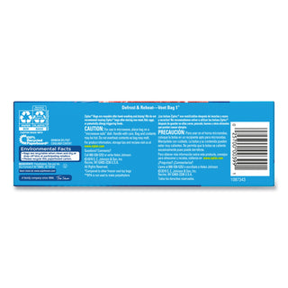 Ziploc Grip n' Seal Freezer Bags - 5" Width x 7" Length - Blue - Plastic - 20/Box - Food, Meat, Poultry, Fish